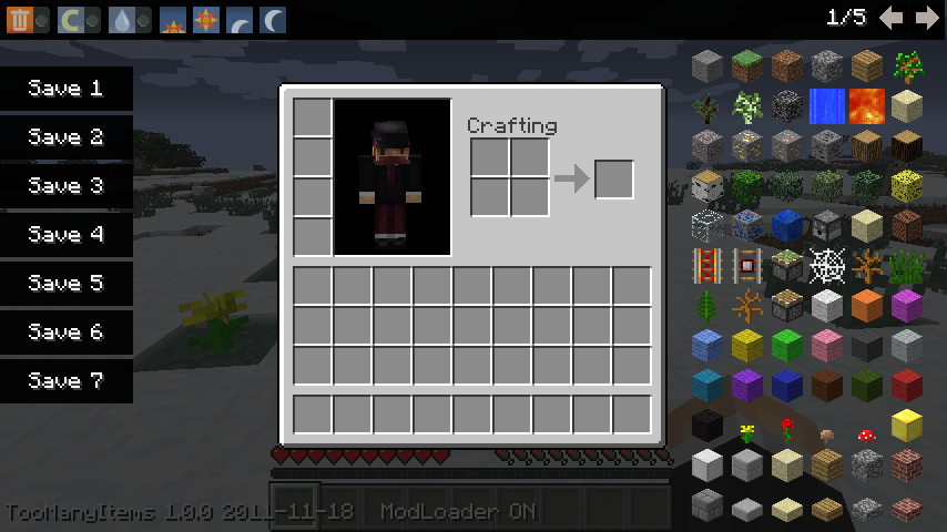 Скачать TooManyItems для Minecraft 1.5.2
