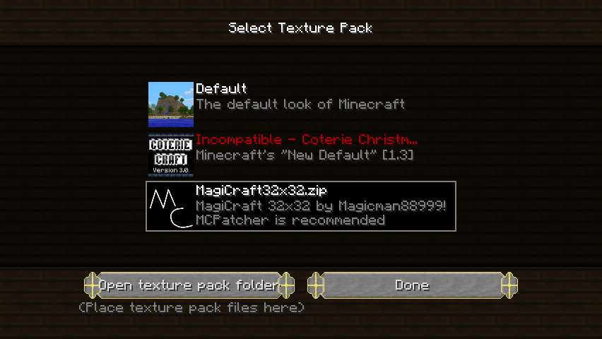 Скачать MCPatcher HD для Minecraft 1.5.2