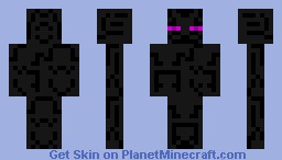 Скин enderman (больше цветовой гаммы) для Minecraft