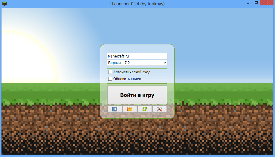 Пиратский лаунчер Minecraft [TLauncher]